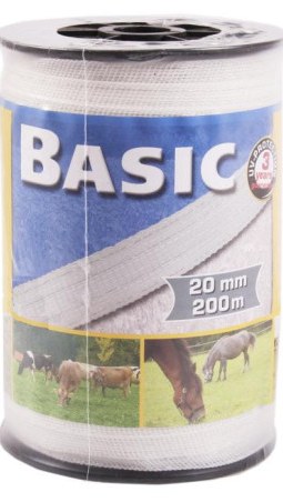 CORRAL Basic 200m/20mm bianco