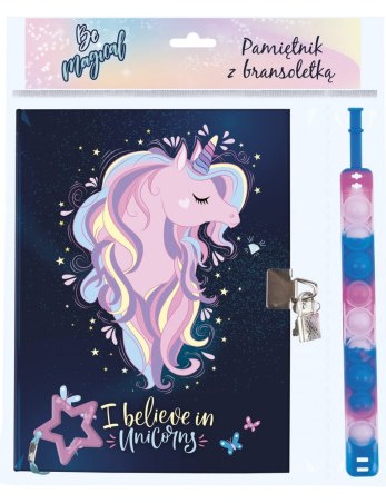 Diario DERFORM BeMagical con chiusura + bracciale