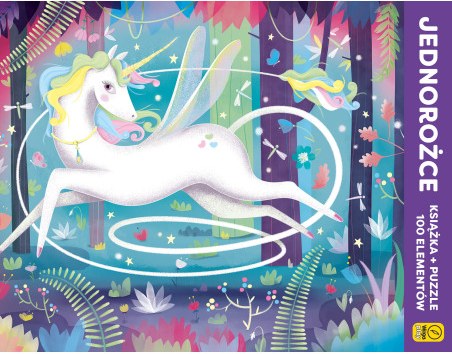Puzzle WILGA Plus Book Unicorn 100el.