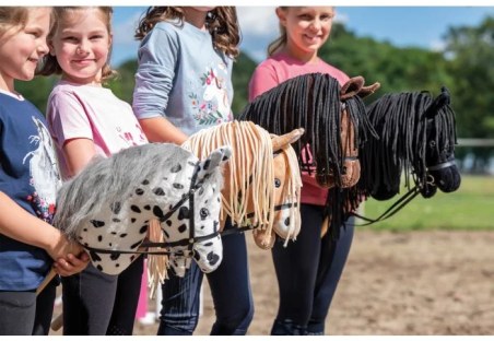 Cavallino sul bastone HKM Hobby Horse
