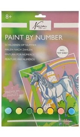 Dipinto da ART Unicorn numeri