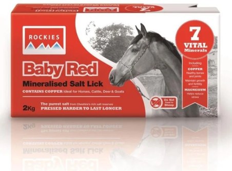 Blocco di sale ROCKIES Baby Red 2kg
