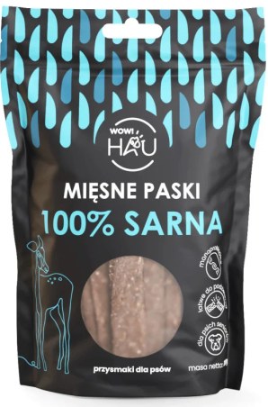 Snack per cani WOW!PETS Strisce di capriolo 120g
