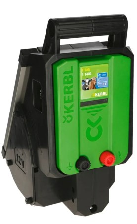 Elettrificatore per recinti solare KERBL TITAN S1400 1,4 J