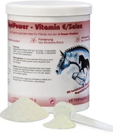 Vitamin E con selenio EQUIPOWER Vitamin E 750g