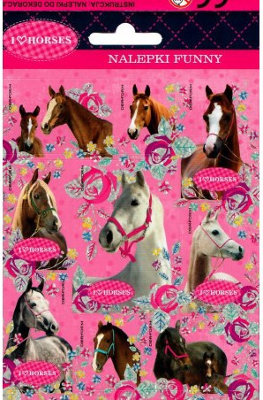 Adesivi DERFORM I Love Horses