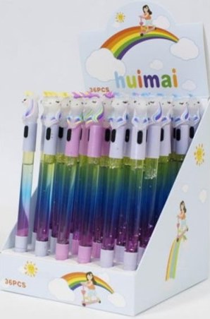 MIDEX penna Unicorn brillante+brokat mix