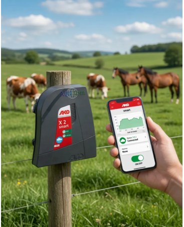 Elettrificatore per recinti Universal AKO X2 Smart 2,8 J