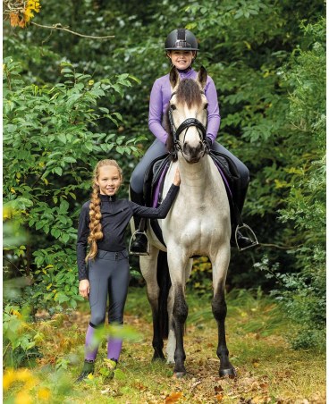 Pantaloni da equitazione QHP Livora 26AW gioventù