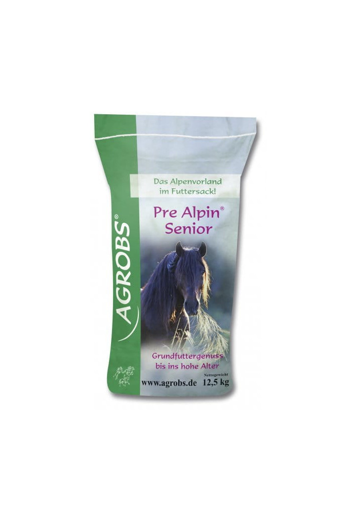 Alimentazione AGROBS PreAlpinSenior 12,5kg foraggio trinciato