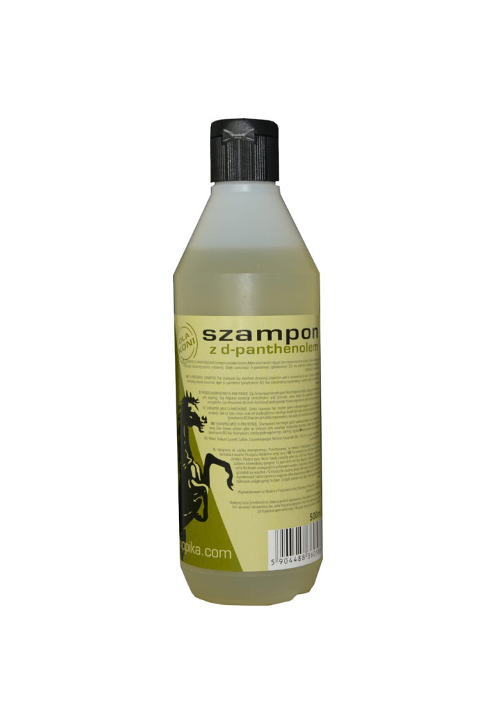 Shampoo con d-panthenol HIPPIKA 500ml