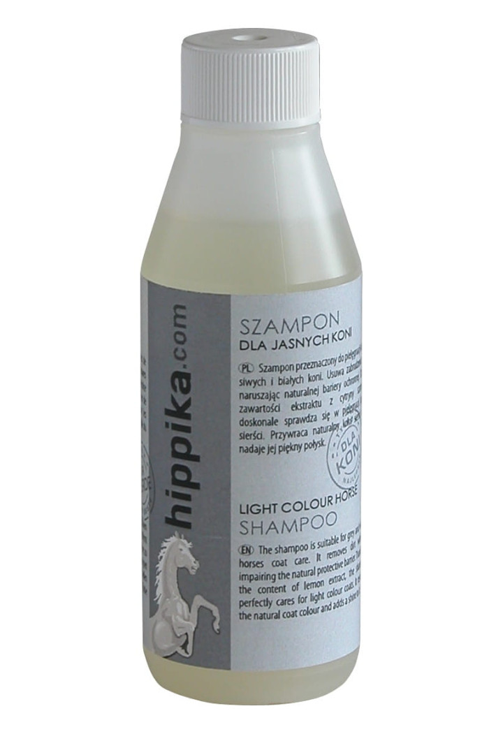 Shampoo per cavalli grigi HIPPIKA JasnoSierity 100ml