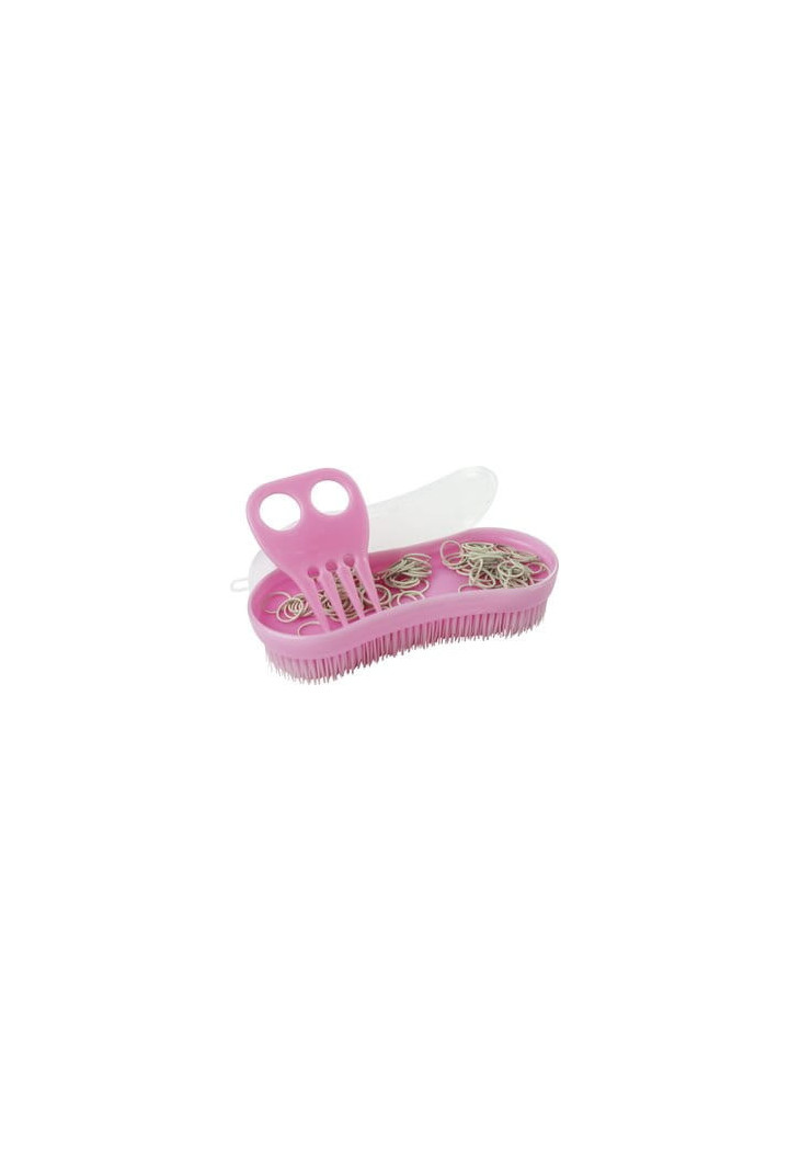 HIPPO-TONIC pennello pettine set, gomme
