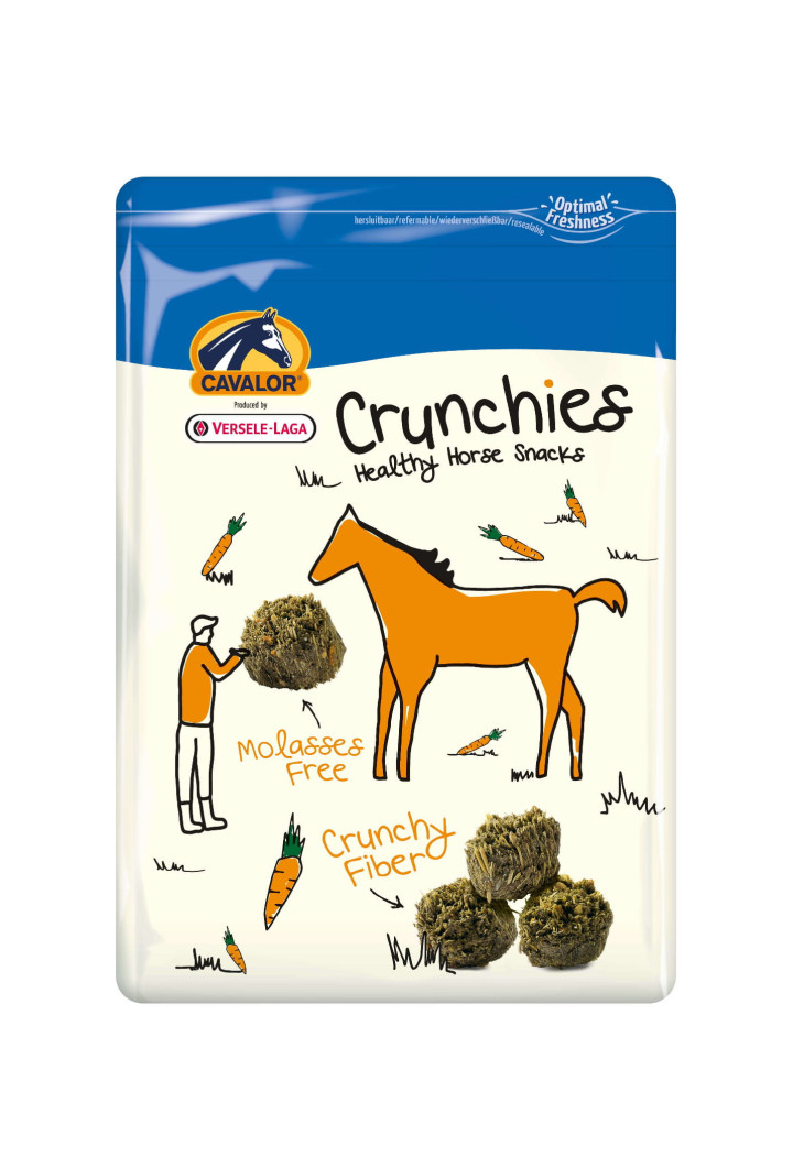 Un trattamento per cavalli CAVALOR Crunchies 1,5kg