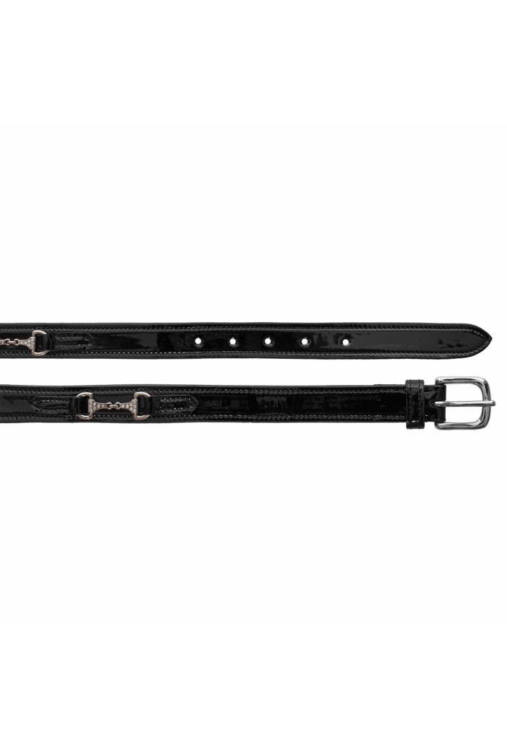 EQ.QUEEN Shinybits pantaloni cinturino