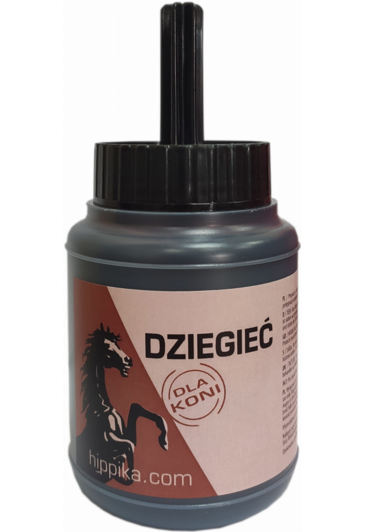 Catrame per zoccoli HIPPIKA con pennello 500ml
