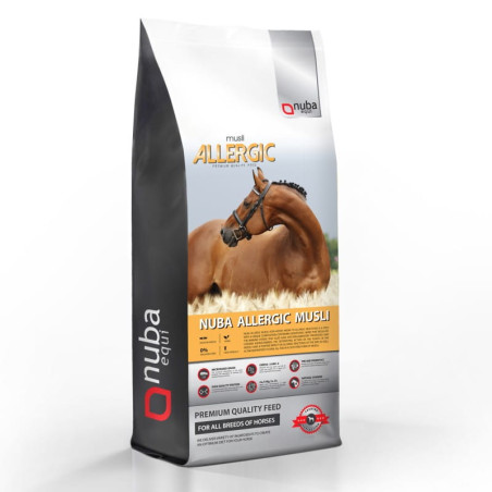 Alimentazione NUBA EQUI Allergic musli 20kg