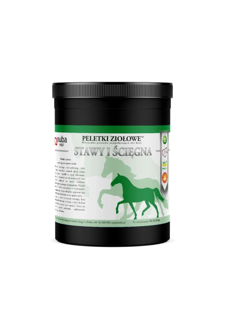Pellet a base di erbe NUBA EQUI Stawy e tendini 1300g