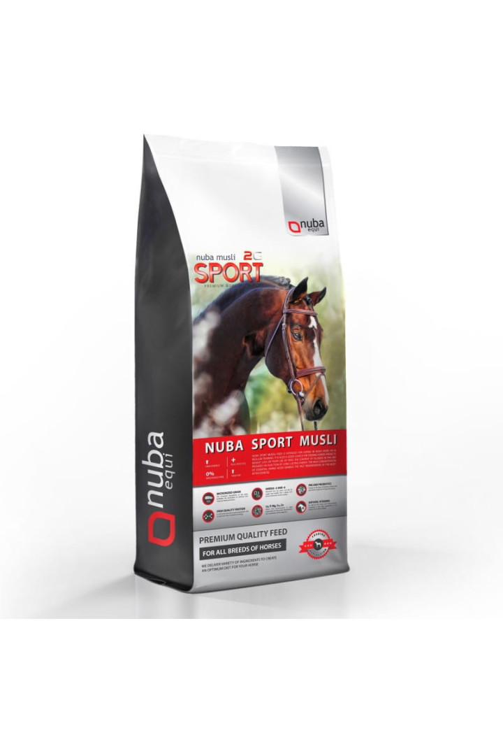 Alimentazione NUBA EQUI Sport musli 2G 20kg
