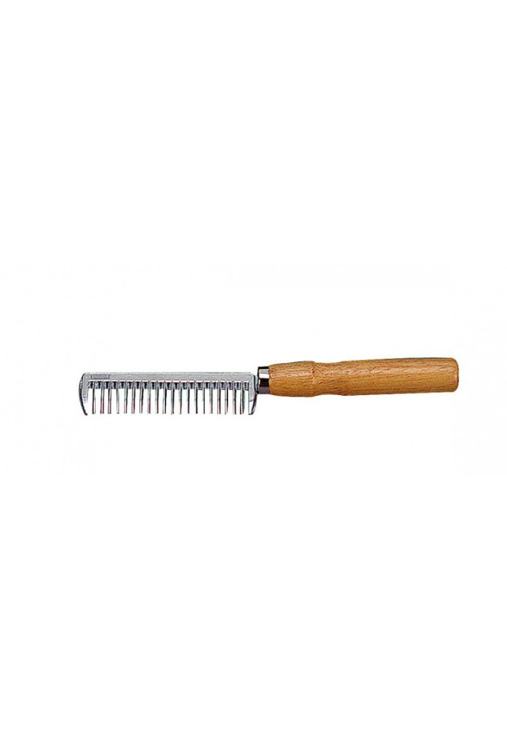 Pettine EKKIA con manico in legno