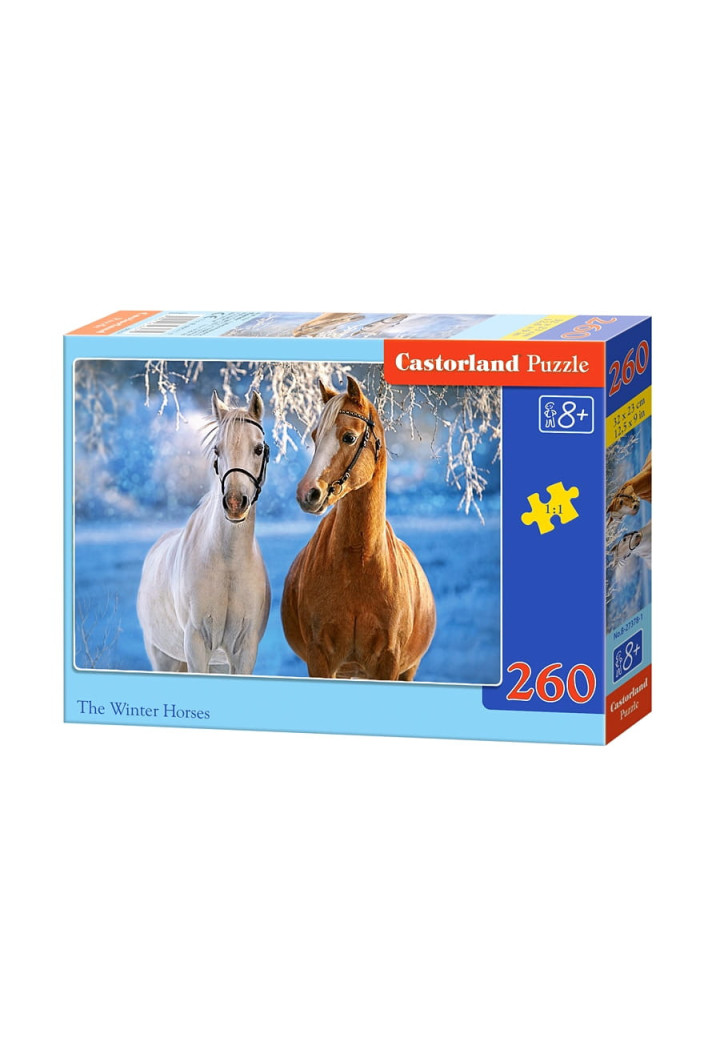Puzzle CASTORLAND Winter Horses 260 elementi