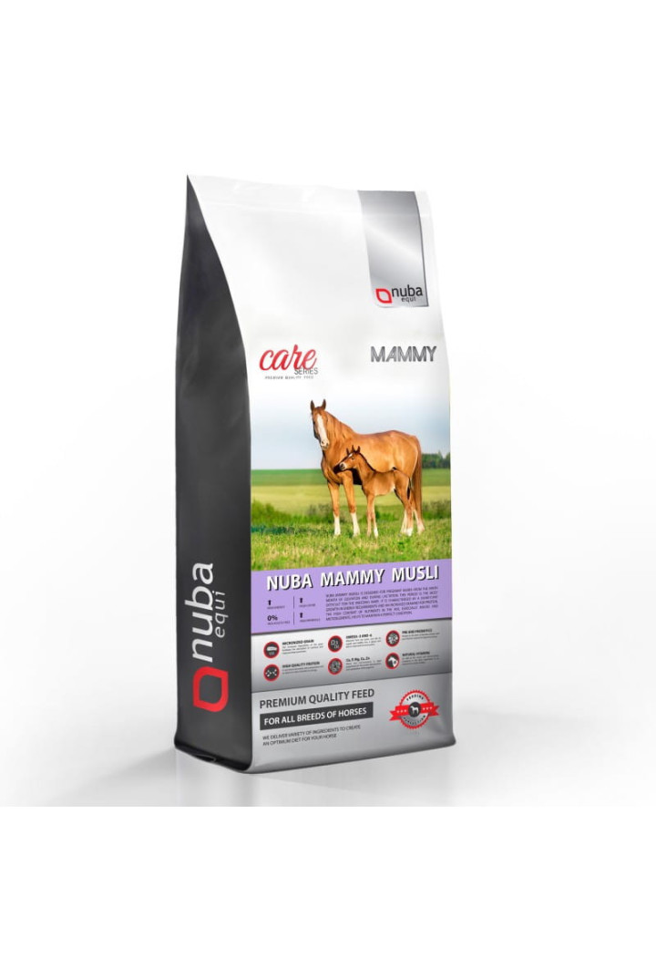 Alimentazione NUBA EQUI Mammy2G musli 20kg