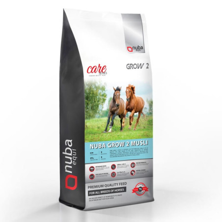 Alimentazione NUBA EQUI Grow2 2G per boccole di due anni 20kg