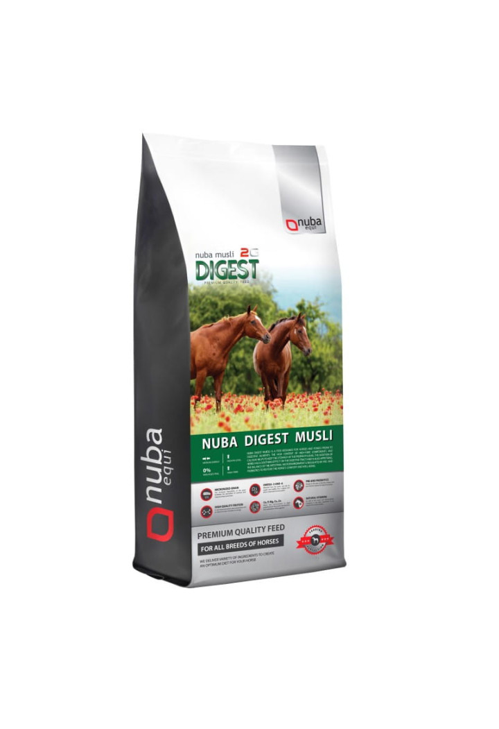Alimentazione NUBA EQUI Digest Musli 2G per ulcere 20kg