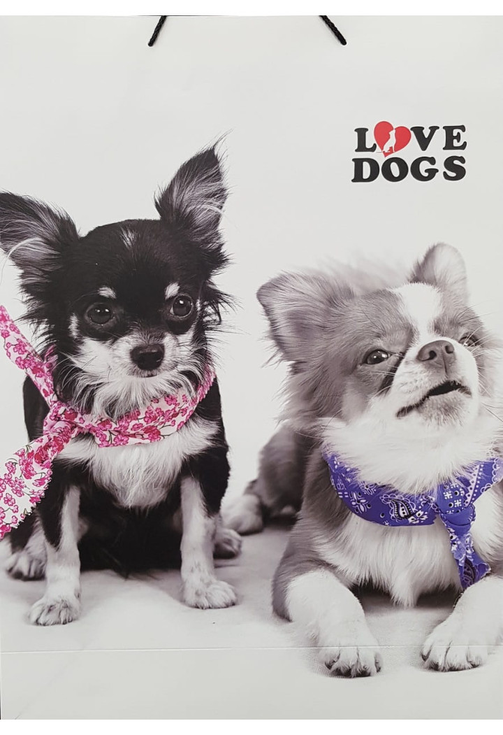 Borsa rappresentata W&K Dogs 400x560 mix