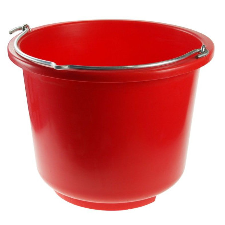 Secchio di plastica KERBL 12l rosso