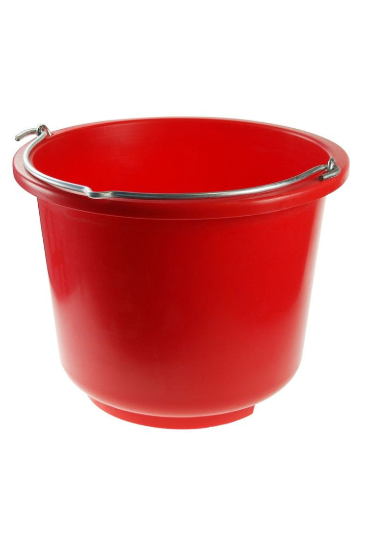 Secchio di plastica KERBL 12l rosso
