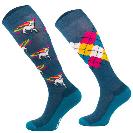 Calzini MONDO-CALZA Colorful Unicorns