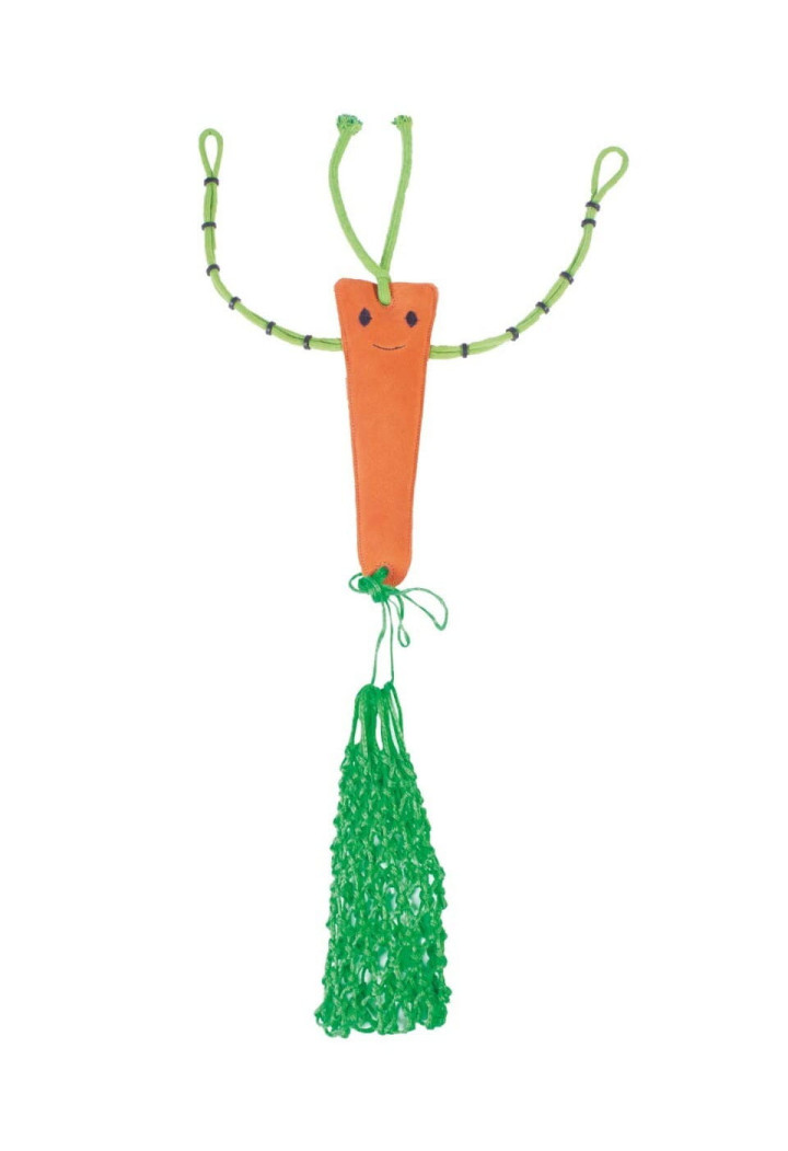 Giocattolo per cavalli QHP Carrot con rete
