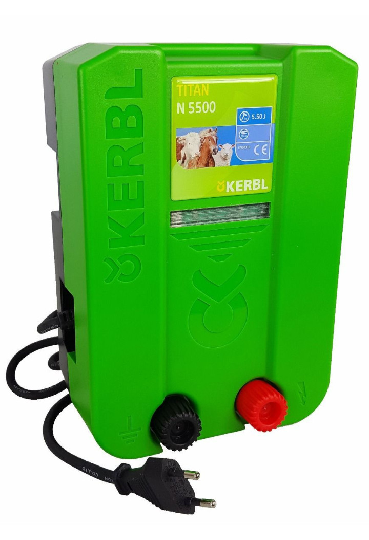Rete Elettrificatore per recinti KERBL Titan N5500 5,5 J