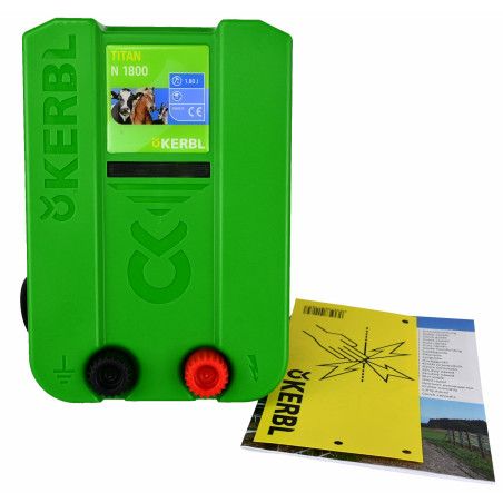 Rete Elettrificatore per recinti KERBL Titan N1800 1,8 J