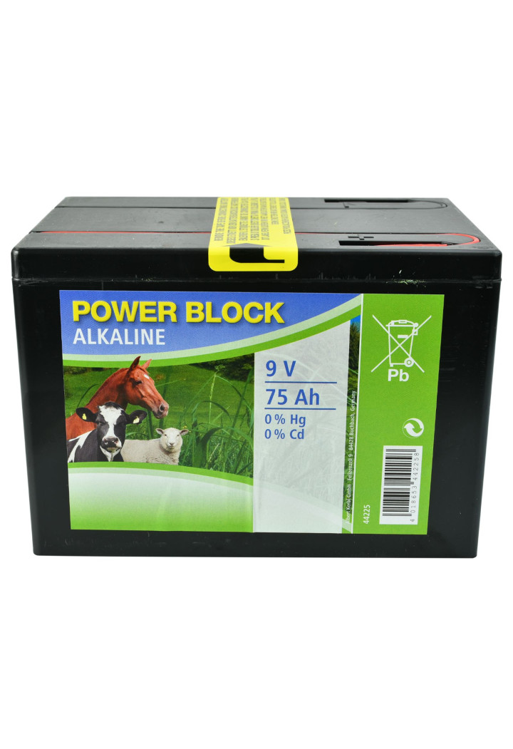 Batteria KERBL Power Block alkali 9 V 75 Ah