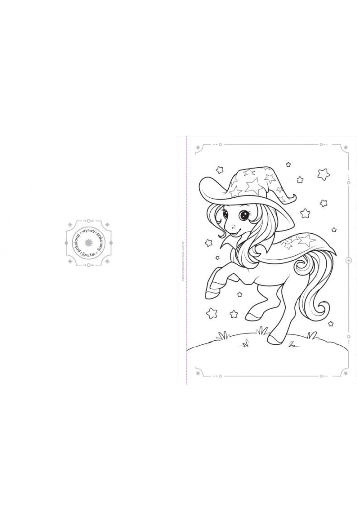 Colorazione di Unicorn AKSJOMAT e Kucyki