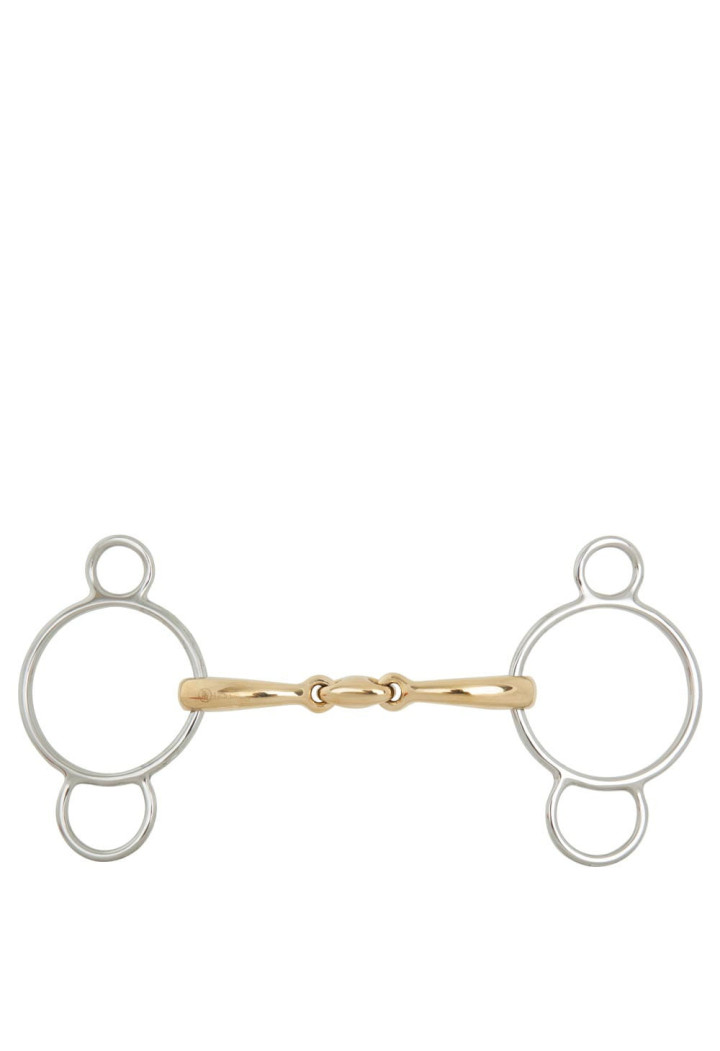 Imboccatura pesoa BR DoubleJointed 14mm 2*