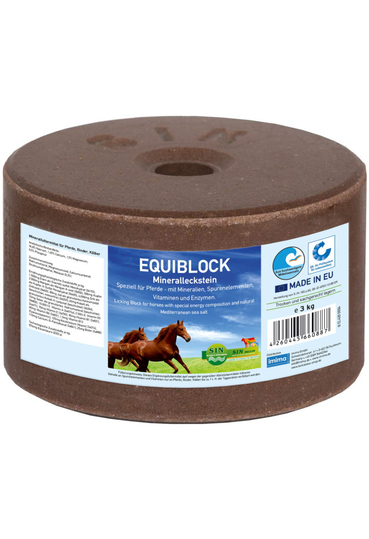 Blocco da leccare minerale IMIMA Equiblock 3kg