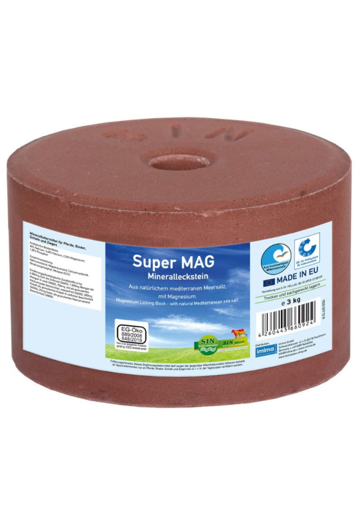Blocco da leccare minerale IMIMA Supermag 3kg