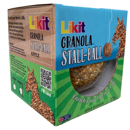 Blocco da leccare LIKIT Granola Stall Ball mela 1,6kg