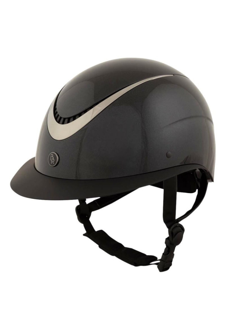 Casco da equitazione BR Theta Plus Glossy VG1 b.visor