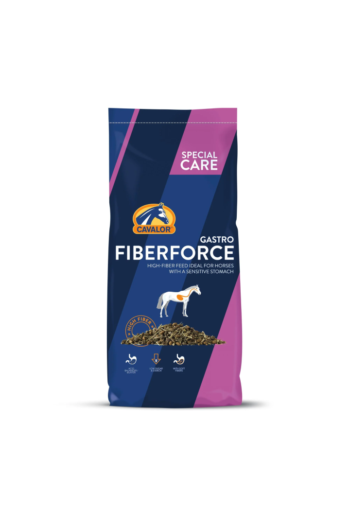 Alimentazione CAVALOR FiberForce Gastro 15kg musli