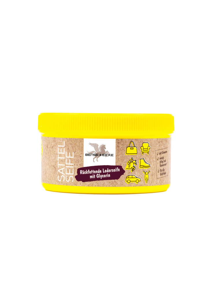 sapone per la pulizia della pelle B&E Sattelseife 250ml