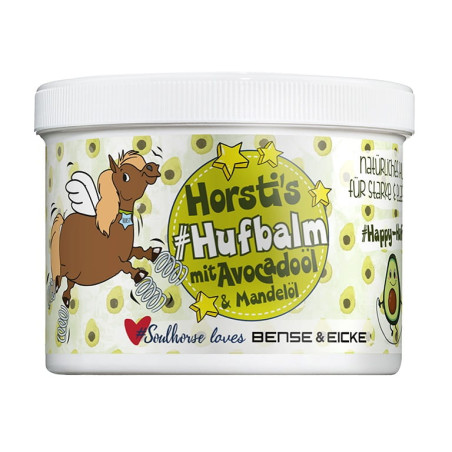 Balsamo per zoccoli B&E Horsti'sHubalm con avocado 500ml
