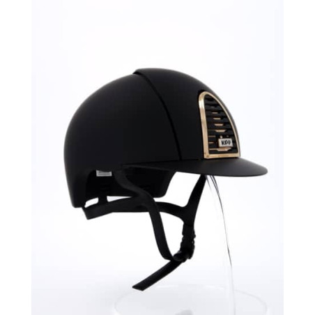 Casco da equitazione KEP CromoTextile 2.0 B Cornice in oro nero