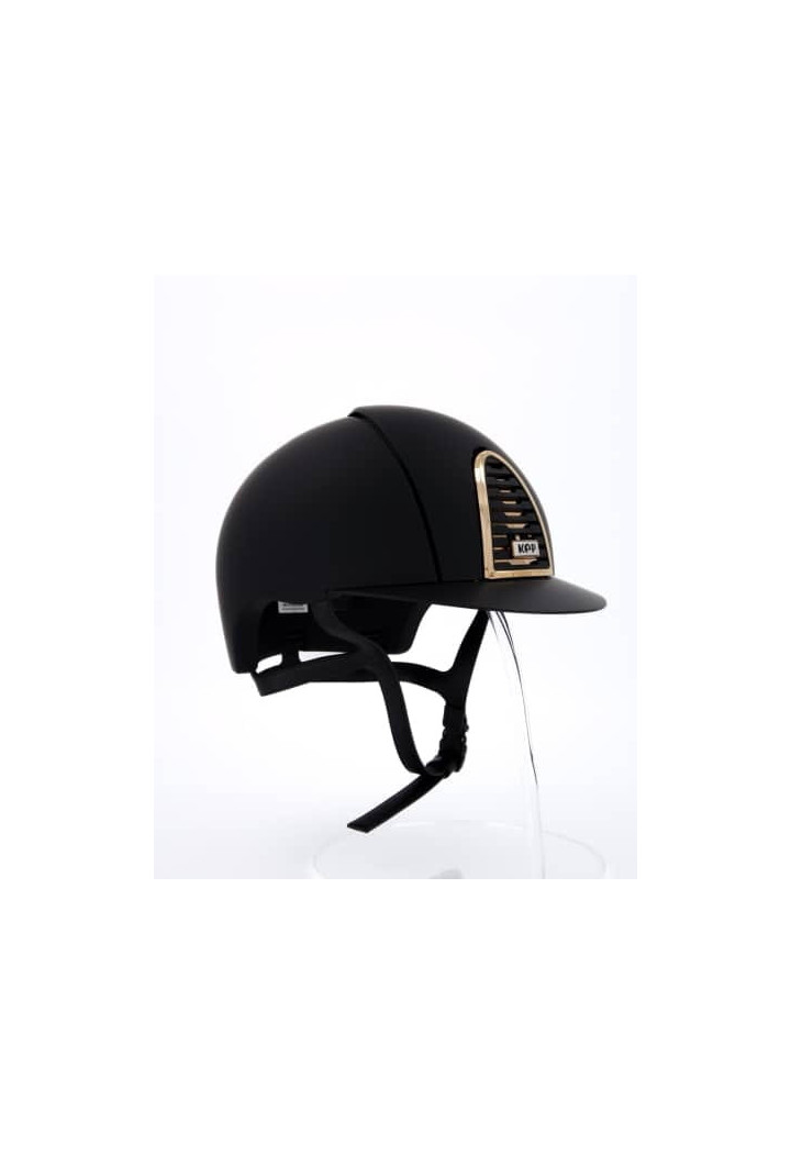Casco da equitazione KEP CromoTextile 2.0 B Cornice in oro nero