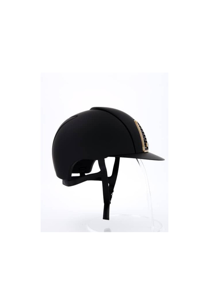 Casco da equitazione KEP CromoTextile 2.0 B Cornice in oro nero