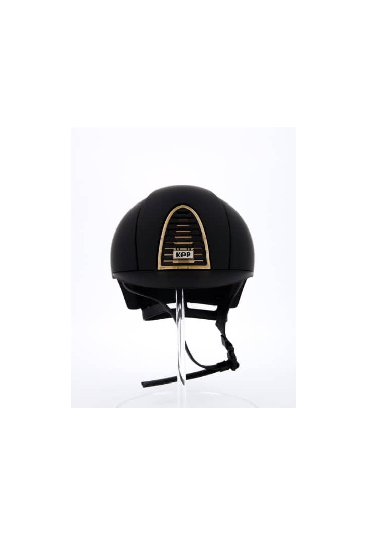 Casco da equitazione KEP CromoTextile 2.0 B Cornice in oro nero