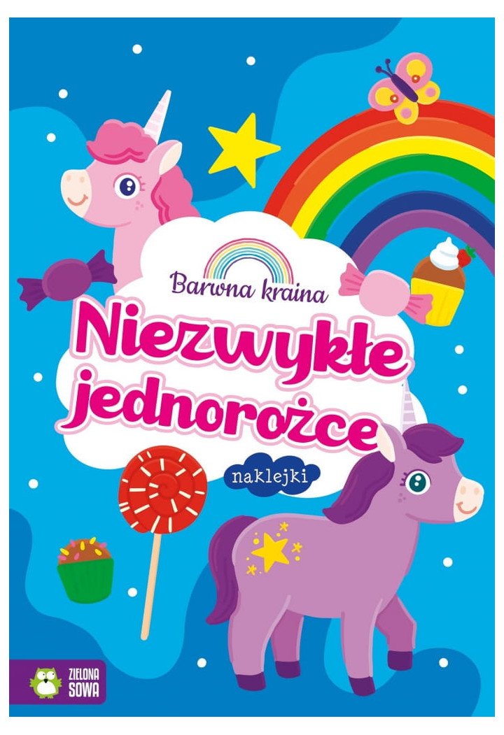 Colorazione ZIELONA SOWA incredibili Unicorns